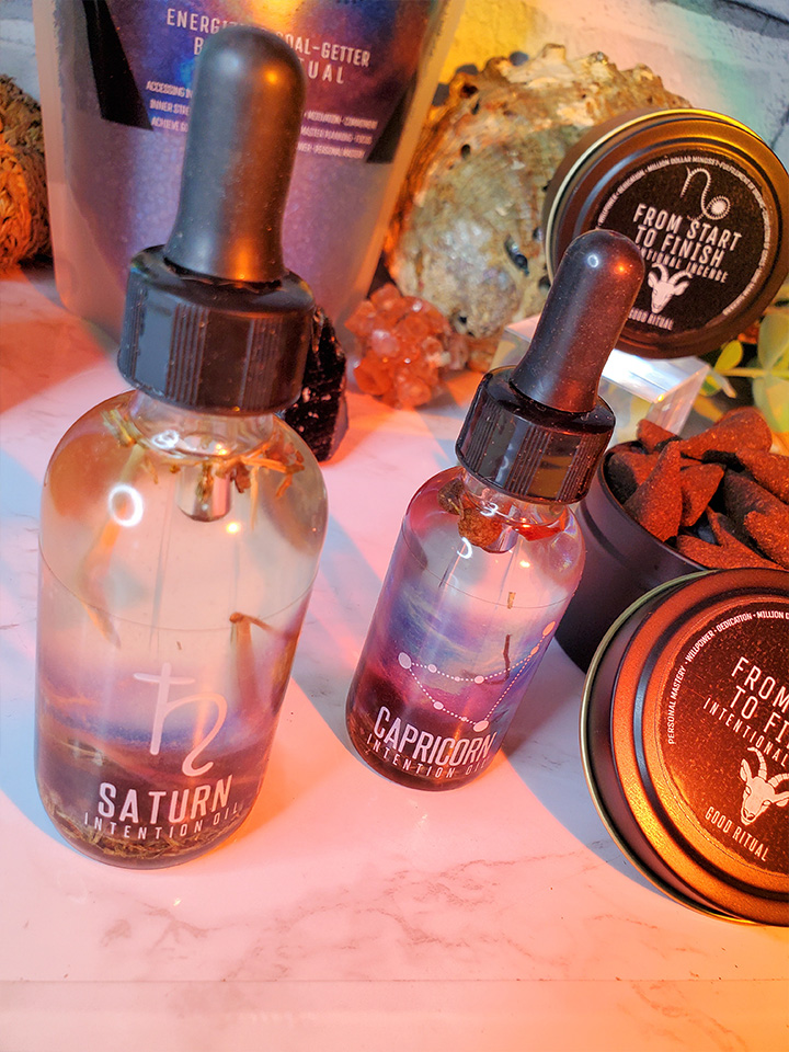 Planetary Ritual Oils Saturn Planetary Oil – Good Ritual Shop